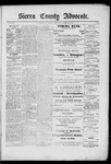 Sierra County Advocate, 03-09-1889 by J.E. Curren