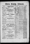 Sierra County Advocate, 03-19-1889 by J.E. Curren