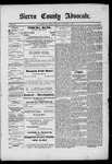 Sierra County Advocate, 04-09-1889 by J.E. Curren