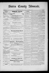 Sierra County Advocate, 04-16-1889 by J.E. Curren