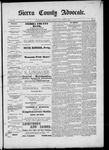 Sierra County Advocate, 06-28-1889 by J.E. Curren