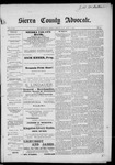 Sierra County Advocate, 07-12-1889 by J.E. Curren