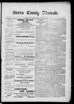Sierra County Advocate, 07-26-1889 by J.E. Curren