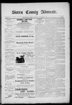 Sierra County Advocate, 08-02-1889 by J.E. Curren
