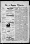 Sierra County Advocate, 10-11-1889 by J.E. Curren