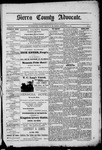 Sierra County Advocate, 11-15-1889 by J.E. Curren