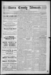 Sierra County Advocate, 09-18-1891 by J.E. Curren