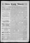 Sierra County Advocate, 10-16-1891 by J.E. Curren