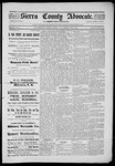 Sierra County Advocate, 11-06-1891 by J.E. Curren