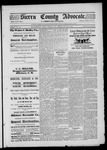 Sierra County Advocate, 01-15-1892 by J.E. Curren