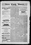 Sierra County Advocate, 05-27-1892 by J.E. Curren