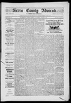 Sierra County Advocate, 08-05-1892 by J.E. Curren