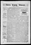 Sierra County Advocate, 08-19-1892 by J.E. Curren