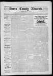 Sierra County Advocate, 11-25-1892 by J.E. Curren