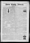 Sierra County Advocate, 08-19-1898 by J.E. Curren