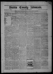 Sierra County Advocate, 11-10-1899 by J.E. Curren