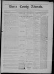 Sierra County Advocate, 05-18-1900 by J.E. Curren