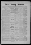 Sierra County Advocate, 05-25-1900 by J.E. Curren