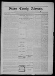 Sierra County Advocate, 06-08-1900 by J.E. Curren