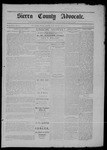 Sierra County Advocate, 07-27-1900 by J.E. Curren
