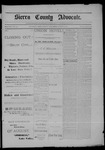 Sierra County Advocate, 08-10-1900 by J.E. Curren