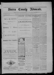 Sierra County Advocate, 09-14-1900 by J.E. Curren