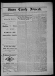 Sierra County Advocate, 05-17-1901 by J.E. Curren