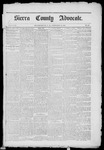 Sierra County Advocate, 1886-09-11 by J.E. Curren