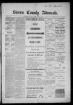 Sierra County Advocate, 1888-06-09 by J.E. Curren