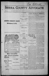 Sierra County Advocate, 1915-08-13 by J.E. Curren