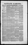 Santa Fe Gazette, 09-27-1862