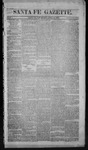 Santa Fe Gazette, 04-25-1863 by Hezekiah S. Johnson