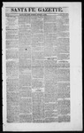 Santa Fe Gazette, 08-01-1863