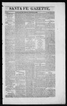 Santa Fe Gazette, 08-22-1863