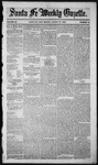 Santa Fe Weekly Gazette, 08-27-1853 by William E. Jones