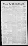 Santa Fe Weekly Gazette, 01-14-1854 by William E. Jones