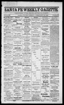 Santa Fe Weekly Gazette, 02-22-1868 by William E. Jones