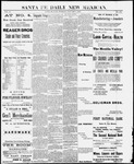 Santa Fe Daily New Mexican, 01-08-1889 by New Mexican Printing Company