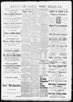 Santa Fe Daily New Mexican, 08-10-1889 by New Mexican Printing Company
