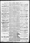 Santa Fe Daily New Mexican, 09-26-1889 by New Mexican Printing Company