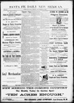 Santa Fe Daily New Mexican, 11-15-1889 by New Mexican Printing Company