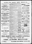Santa Fe Daily New Mexican, 01-26-1891 by New Mexican Printing Company