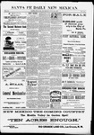 Santa Fe Daily New Mexican, 07-30-1891 by New Mexican Printing Company