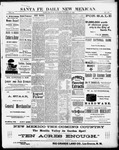Santa Fe Daily New Mexican, 10-20-1891 by New Mexican Printing Company