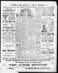 Santa Fe Daily New Mexican, 11-21-1891 by New Mexican Printing Company