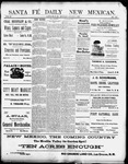 Santa Fe Daily New Mexican, 08-08-1892 by New Mexican Printing Company