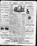 Santa Fe Daily New Mexican, 08-13-1892 by New Mexican Printing Company