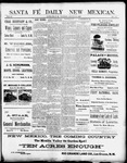 Santa Fe Daily New Mexican, 08-23-1892 by New Mexican Printing Company
