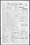The San Juan Times, 07-15-1898 by Fred E. Holt