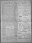 San Juan County Index, 07-07-1899 by L. C. Grove